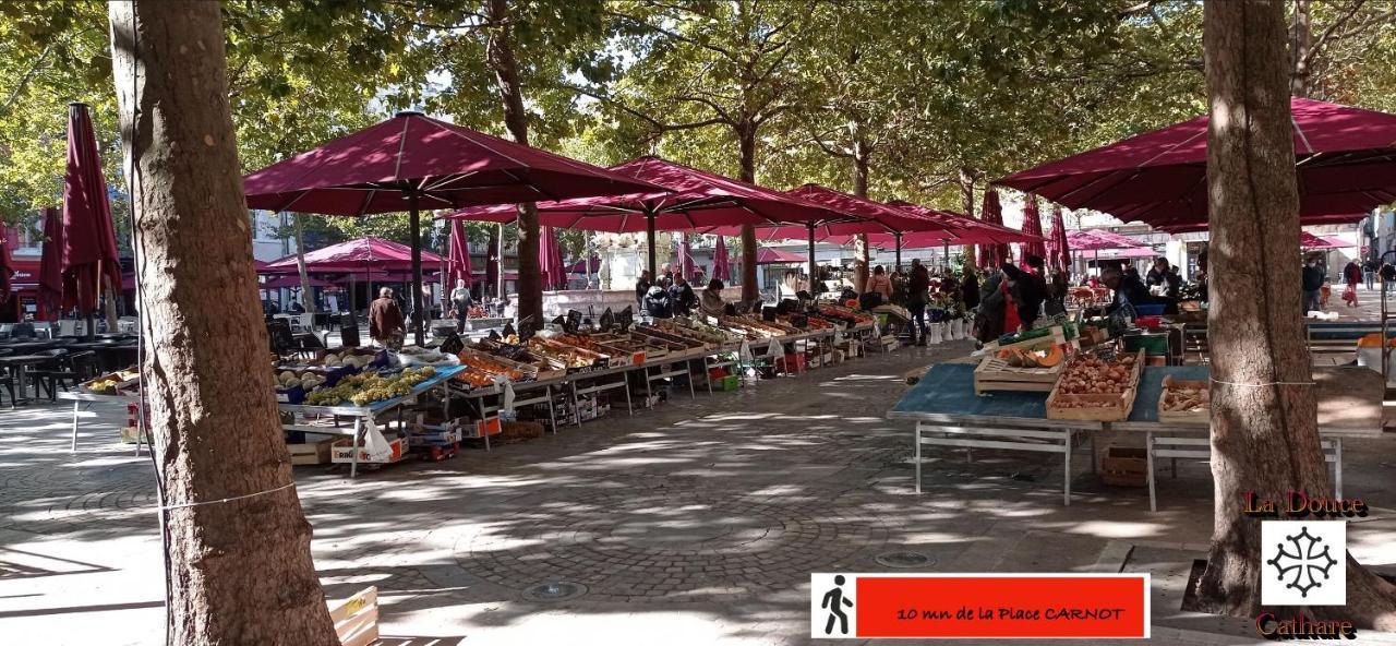 La Douce Cathare Lägenhet Carcassonne Exteriör bild